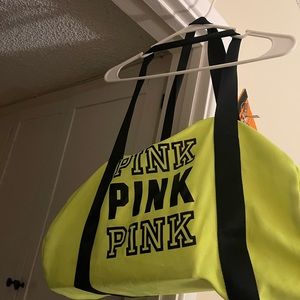 Neon Victoria Secret Duffle Bag